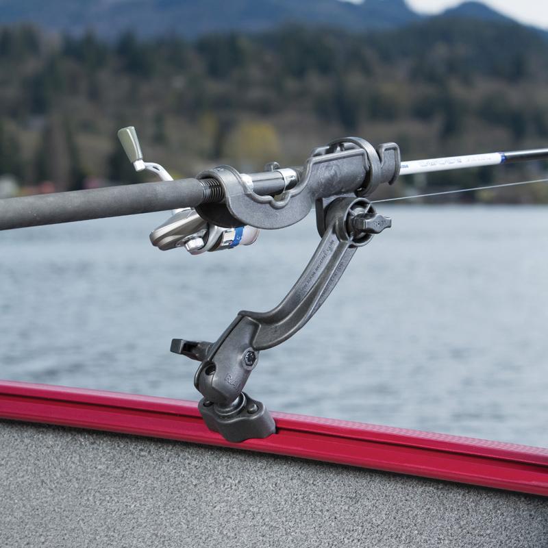 RAM ROD Fishing Rod Holder with Revolution Ratchet-Socket (RAM-114-RBNBU) (sku 54965) - BuyBits Ltd UK