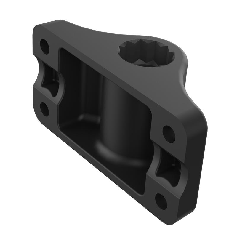 RAM ROD® Bulkhead Spline Post Base (RAM-114BMU) (sku 54828) - BuyBits Ltd UK