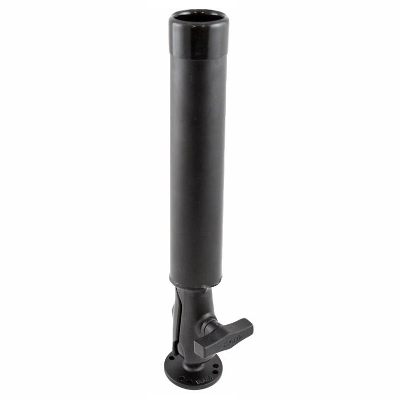 RAM Tube Fishing Rod Holder with Round Ball Base (RAM-119) (sku 54689) - BuyBits Ltd UK