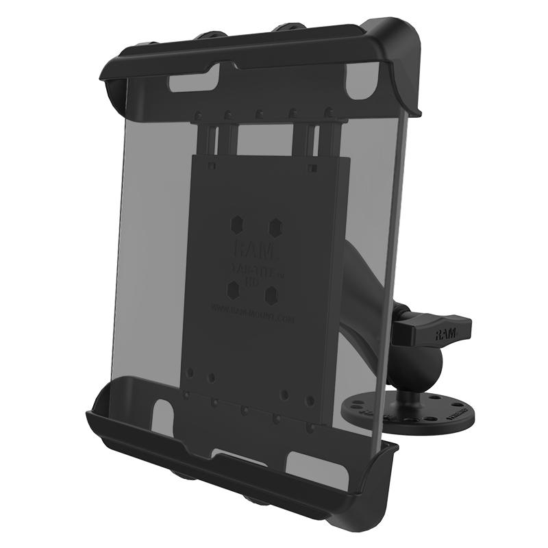 RAM Tab-Tite Large Tablet Holder with Flat Surface Mount (RAM-138-TAB17U) (sku 51004) - BuyBits Ltd UK