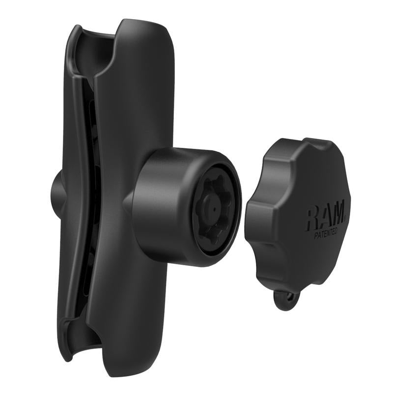 RAM Double Socket Arm with RAM Pin-Lock Security Knob (RAM-201-SU) (sku 55092) - BuyBits Ltd UK