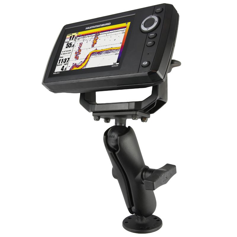 RAM Drill-Down Double Ball Mount for Humminbird Helix 5 (RAM-202-153-202UB) (sku 54472) - BuyBits Ltd UK