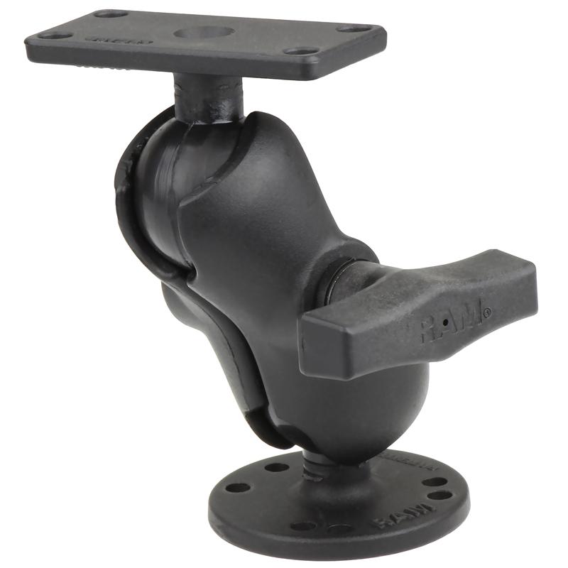 RAM Drill-Down Double Ball Mount for Humminbird Helix 5 (RAM-202-153-B-202U) (sku 54474) - BuyBits Ltd UK