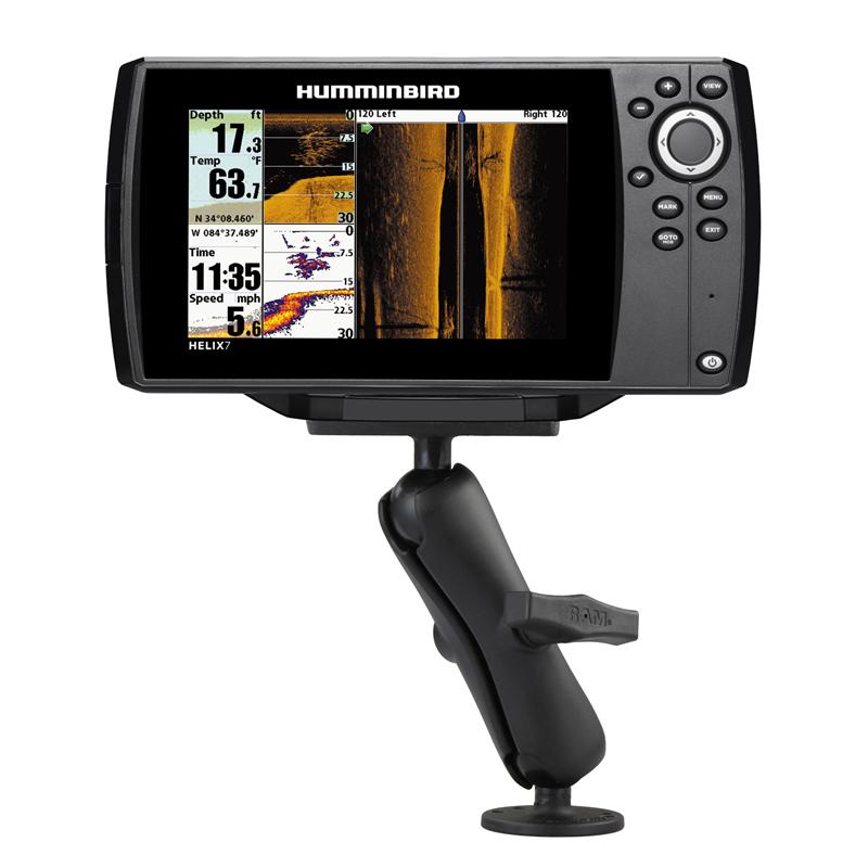 RAM Drill-Down Double Ball Mount for Humminbird Helix 7 (RAM-202-24-202U) (sku 54468) - BuyBits Ltd UK