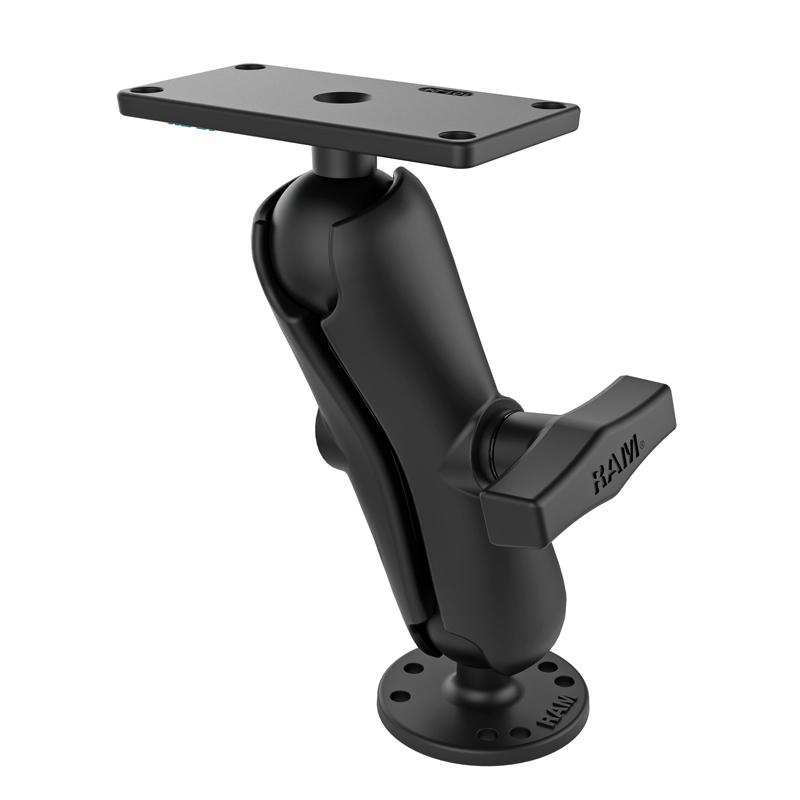 RAM Drill-Down Double Ball Mount for Humminbird Helix 7 (RAM-202-24-202U) (sku 54468) - BuyBits Ltd UK