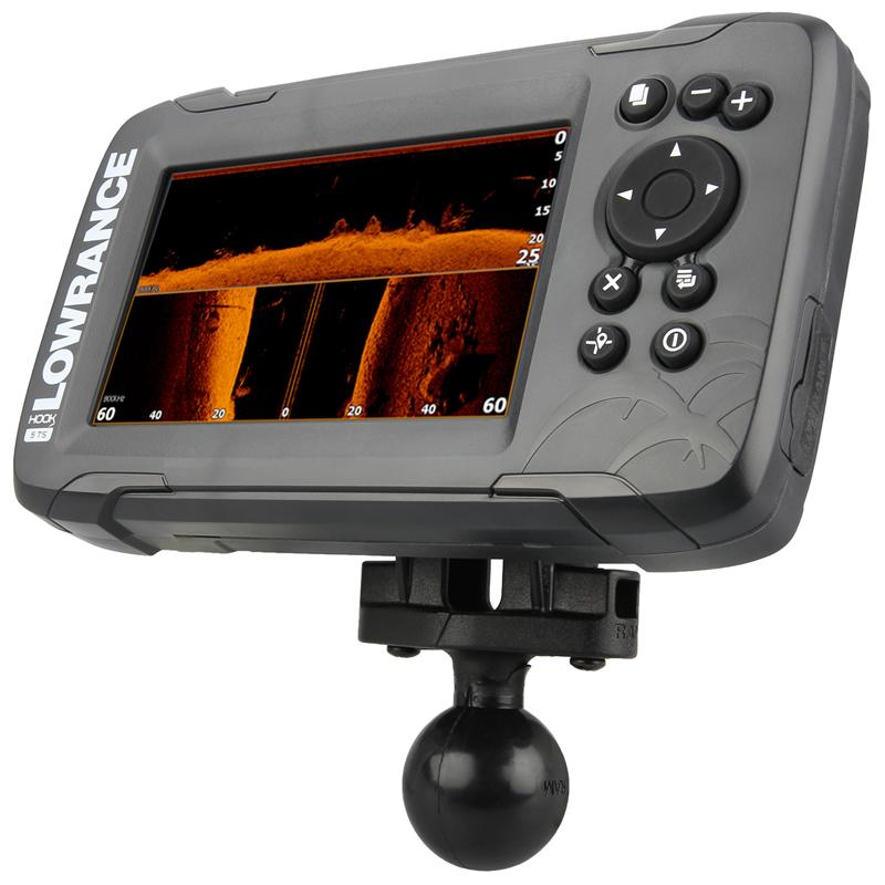 RAM Large Ball Adapter for Lowrance Hook² &amp; Reveal Series (RAM-202-LO12) (sku 55065) - BuyBits Ltd UK