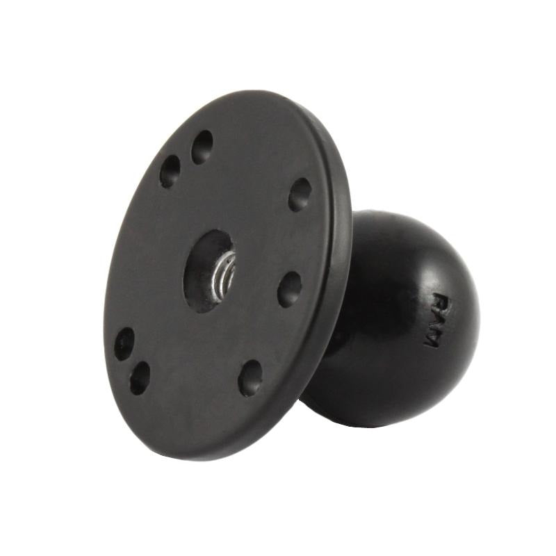 RAM Ball Adapter with Round Plate and 3-8"-16 Threaded Hole (RAM-202CNSU) (sku 53866) - BuyBits Ltd UK