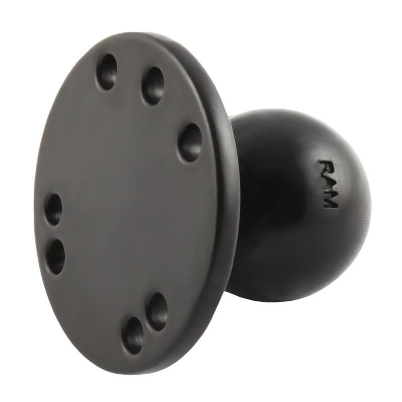 RAM Stainless Steel Round Ball Base (RAM-202SU) (sku 55080) - BuyBits Ltd UK