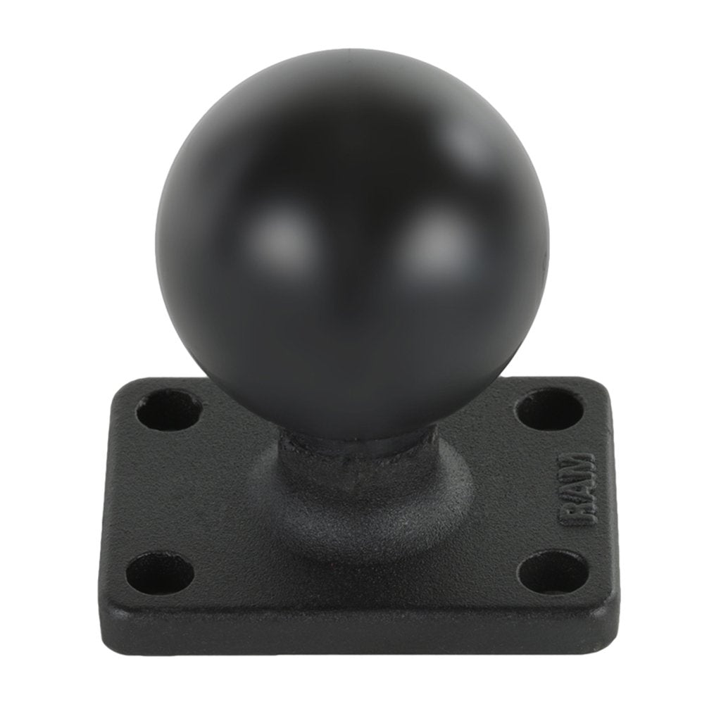 RAM Ball Base with 1" x 1.5" 4-Hole Pattern (RAM-202U-152) (sku 55074) - BuyBits Ltd UK