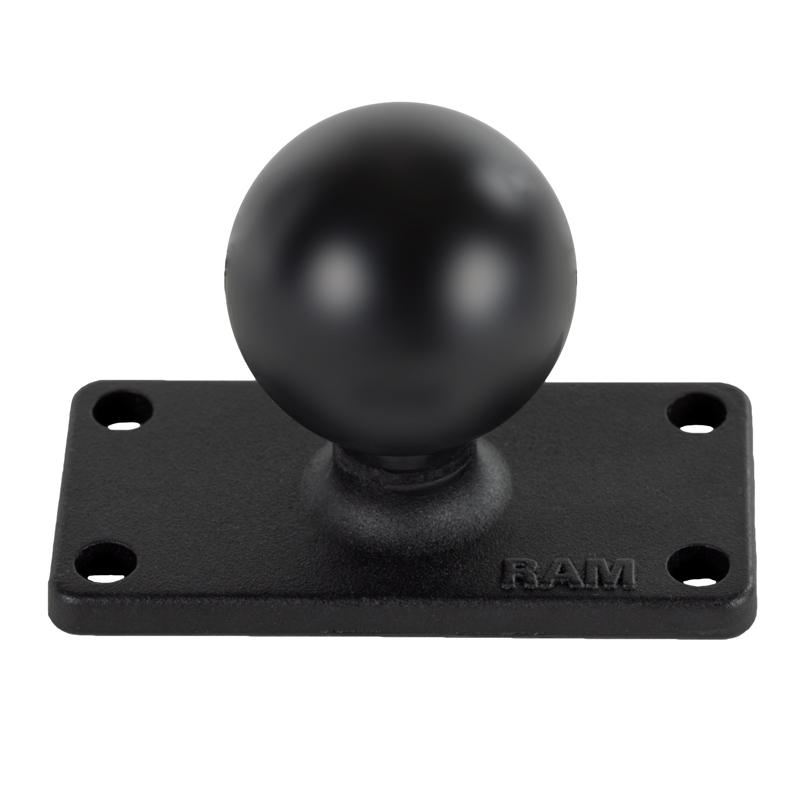 RAM Ball Base with 1" x 2.5" 4-Hole Pattern (RAM-202U-153) (sku 54827) - BuyBits Ltd UK