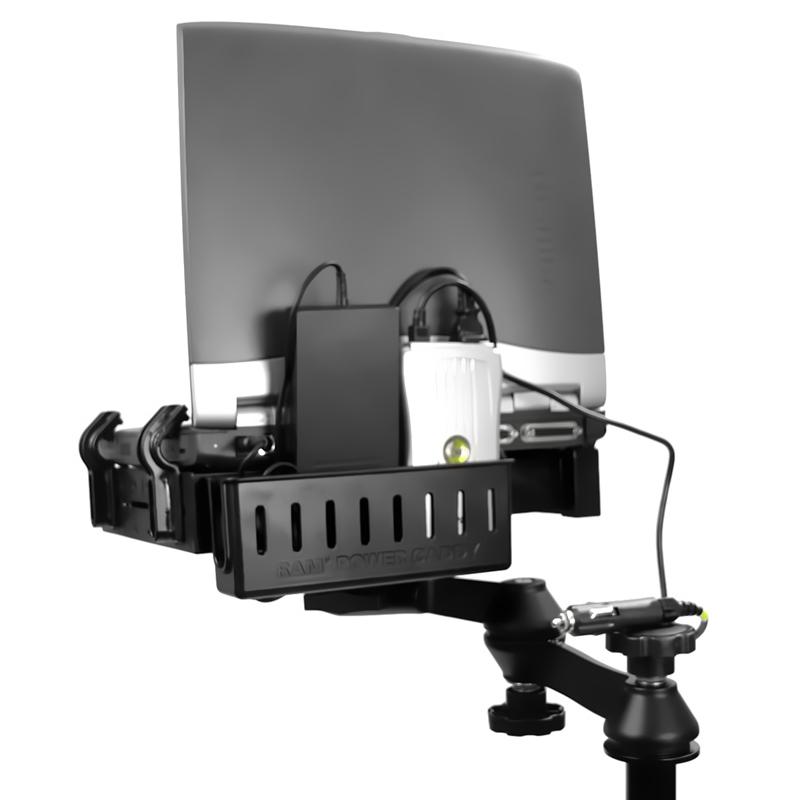 RAM Power Caddy Accessory Holder for RAM Tough-Tray (RAM-234-5U) (sku 54136) - BuyBits Ltd UK