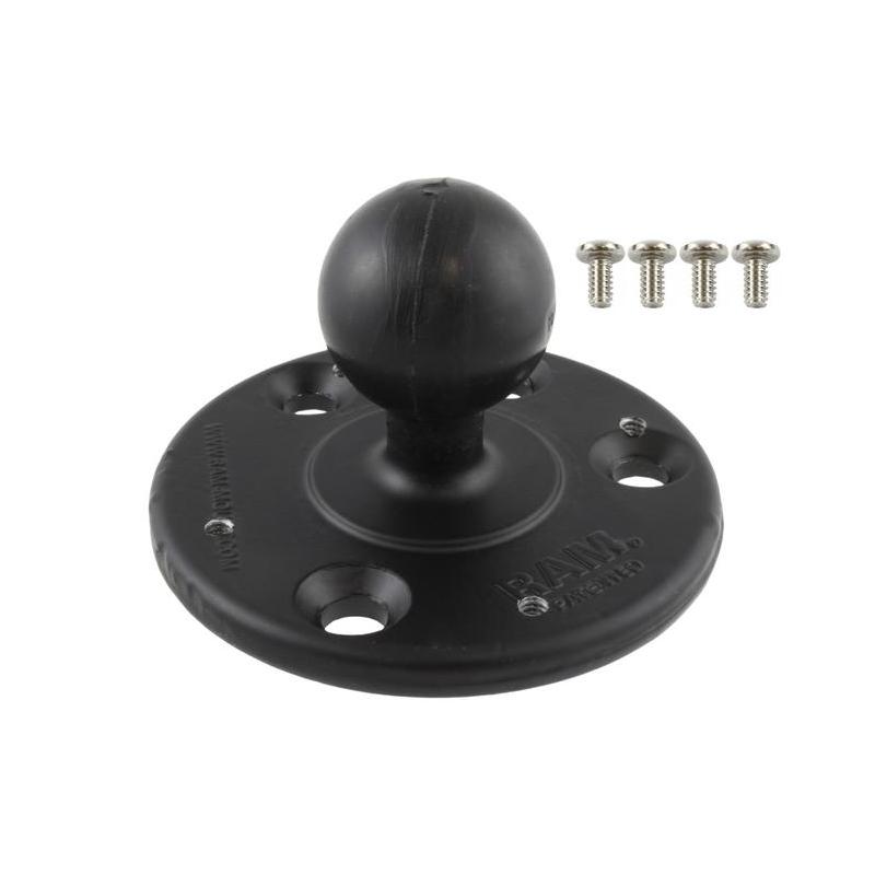 RAM Large Round Plate with Ball for Raymarine A50, A50D, A57D &amp; A70 (RAM-240U-RM1) (sku 55111) - BuyBits Ltd UK
