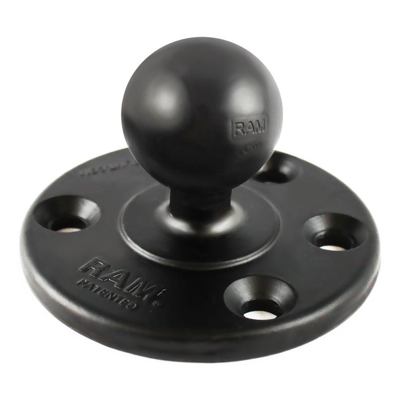 RAM Ball Base with 1.5" x 4.5" 4-Hole Pattern (RAM-240U) (sku 55070) - BuyBits Ltd UK