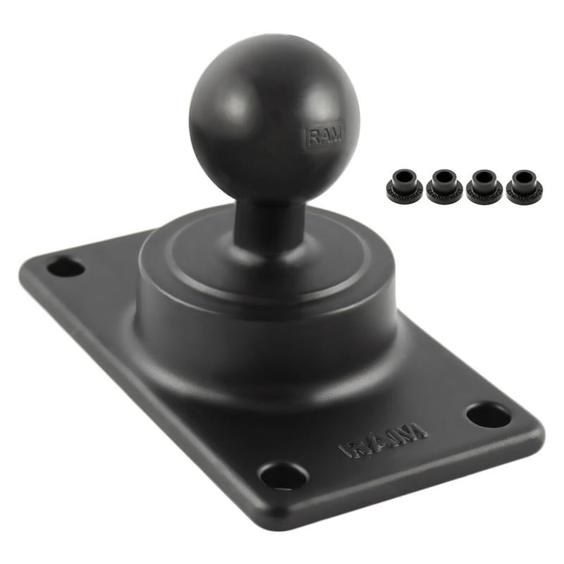 RAM 50x100mm Half VESA Plate with Ball (RAM-243U) (sku 55098) - BuyBits Ltd UK