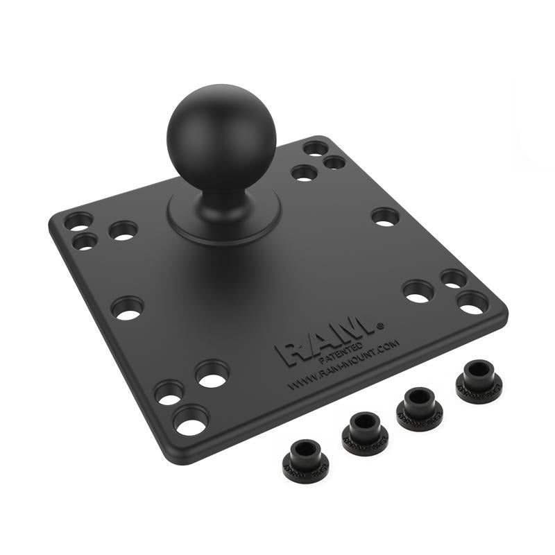 RAM 100x100mm VESA Plate with Ball (RAM-246U) (sku 55044) - BuyBits Ltd UK