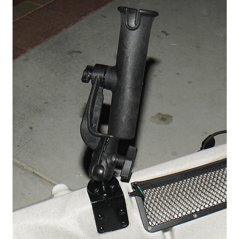 RAM Tube Fishing Rod Holder with Revolution Ratchet and Base (RAM-301-RBU) (sku 54680) - BuyBits Ltd UK