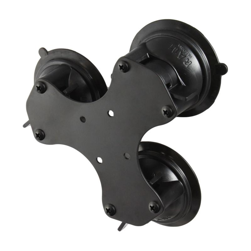RAM Triple Base Suction Mount Adapter (RAM-333-224-1) (sku 52845) - BuyBits Ltd UK