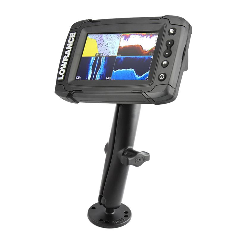 RAM Double Ball Mount for Lowrance Elite-4 &amp; Mark-4 (RAM-B-101-C-LO11) (sku 54476) - BuyBits Ltd UK