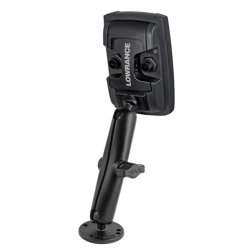 RAM Double Ball Mount for Lowrance Elite-4 &amp; Mark-4 (RAM-B-101-C-LO11) (sku 54476) - BuyBits Ltd UK