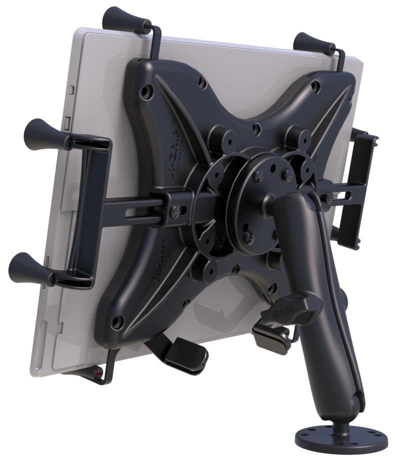 RAM X-Grip Drill-Down Double Ball Mount for 12" Tablets (RAM-B-101-C-UN11U) (sku 51011) - BuyBits Ltd UK