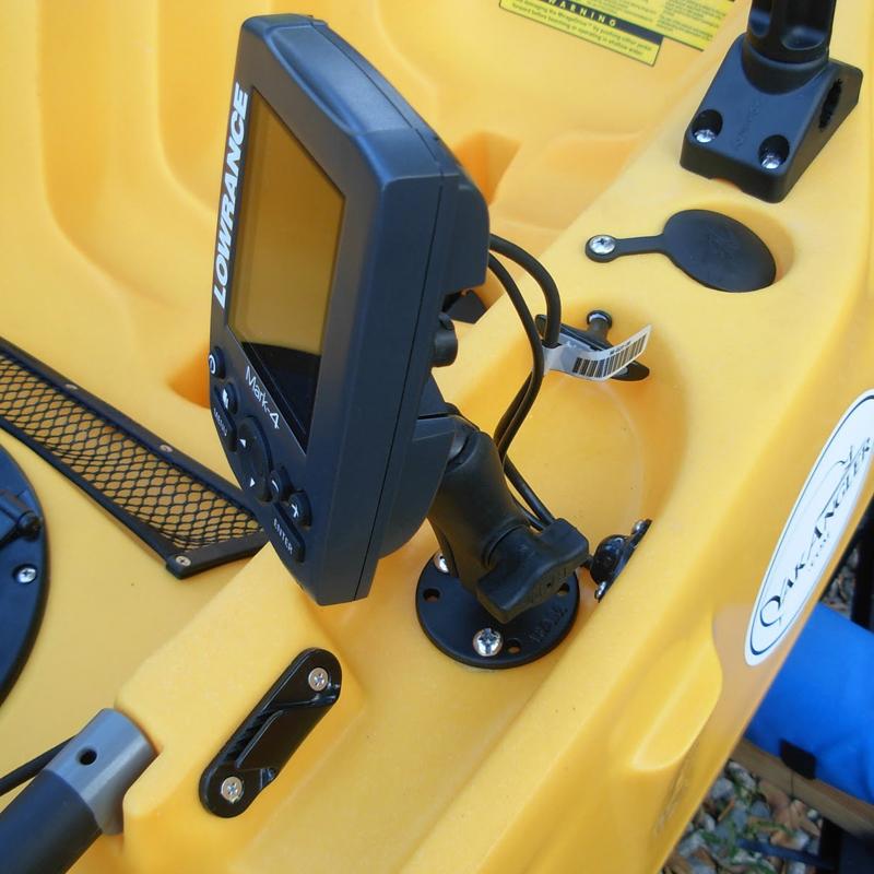RAM Double Ball Mount for Lowrance Elite-5 &amp; Elite-7 Ti (RAM-B-101-LO11) (sku 54650) - BuyBits Ltd UK