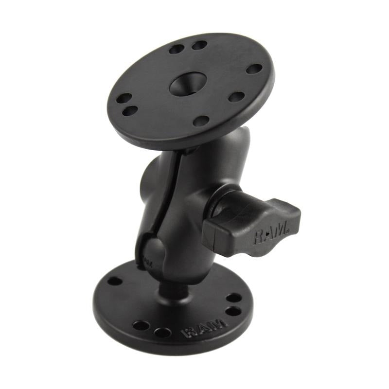 RAM Universal Double Ball Mount with Two Round Plates (RAM-B-101U-A) (sku 54849) - BuyBits Ltd UK