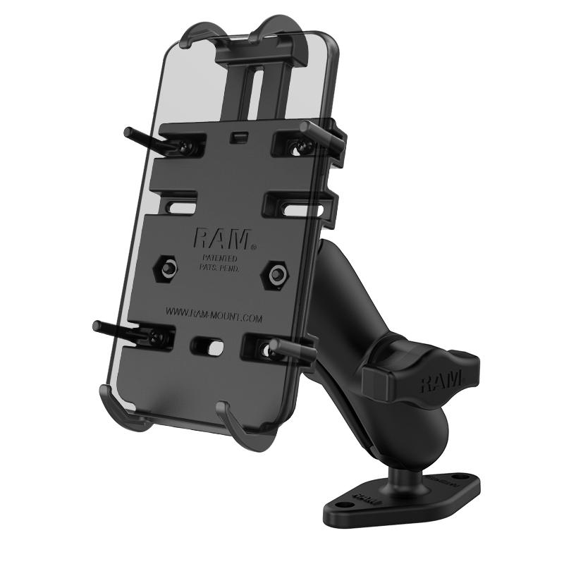 RAM Quick-Grip Phone Mount with Diamond Base (RAM-B-102-PD3U) (sku 50927) - BuyBits Ltd UK