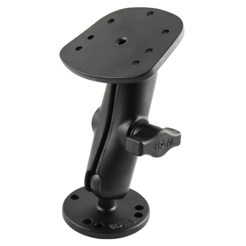 RAM Drill-Down Double Ball Mount for Humminbird Piranha + More (RAM-B-107-1U) (sku 54646) - BuyBits Ltd UK