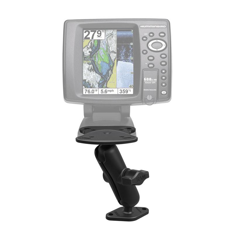 RAM Fishfinder Diamond Plate Mount for Humminbird Devices (RAM-B-107U-238) (sku 54651) - BuyBits Ltd UK