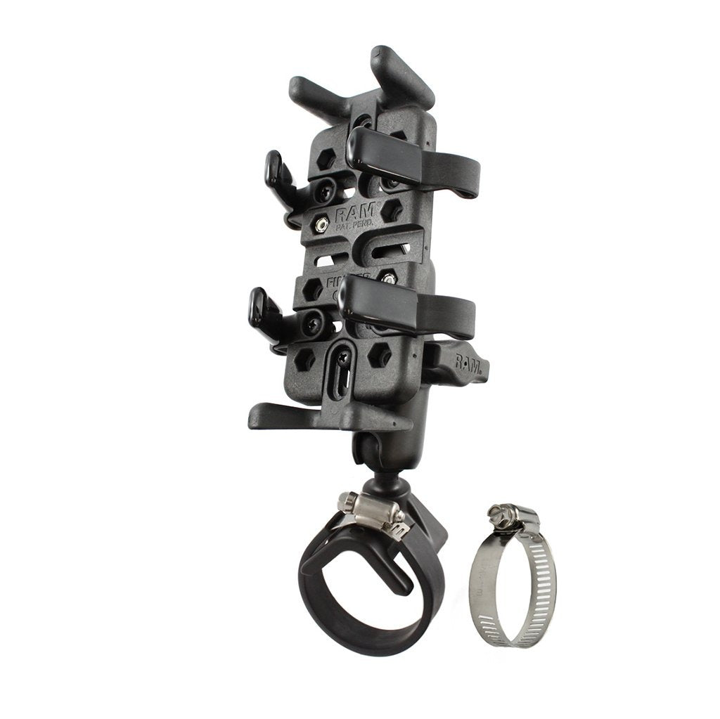 RAM Finger-Grip Universal Mount with Strap Hose Clamp Base (RAM-B-108-UN4) (sku 54086) - BuyBits Ltd UK