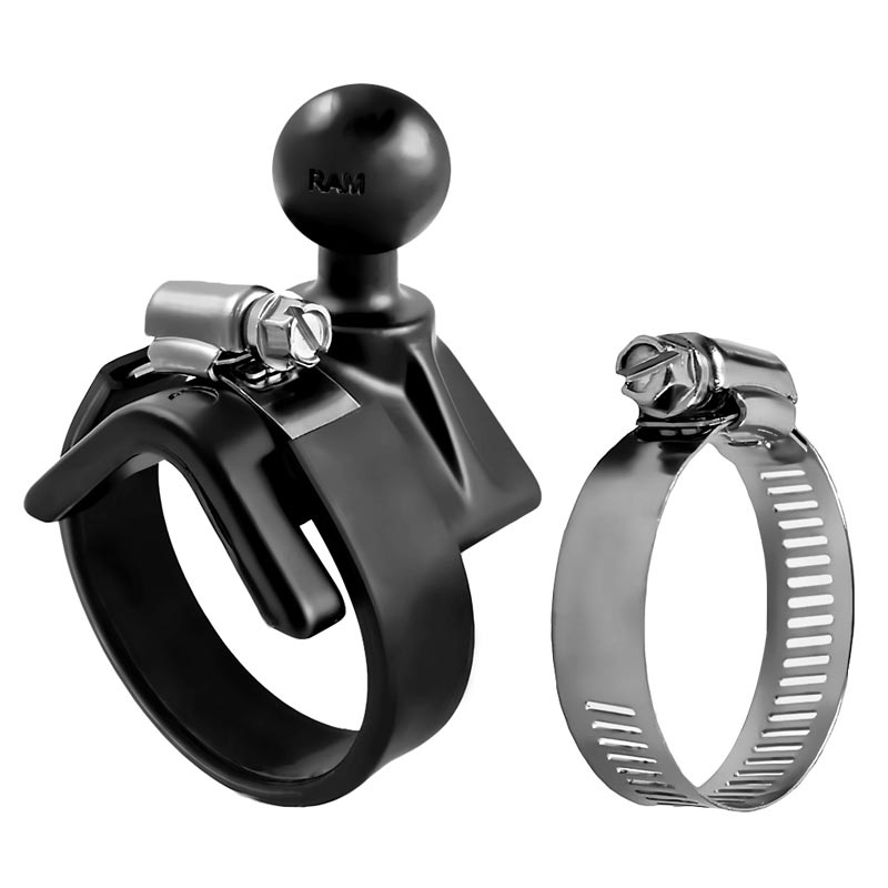 RAM Strap Hose Clamp Ball Base (RAM-B-108BU) (sku 3641)