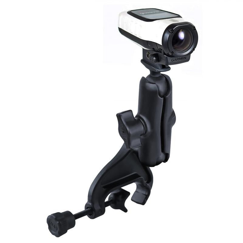 RAM Double Ball Yoke Clamp Mount with Garmin VIRB Camera Adapter (RAM-B-121-GA63U) (sku 51168) - BuyBits Ltd UK