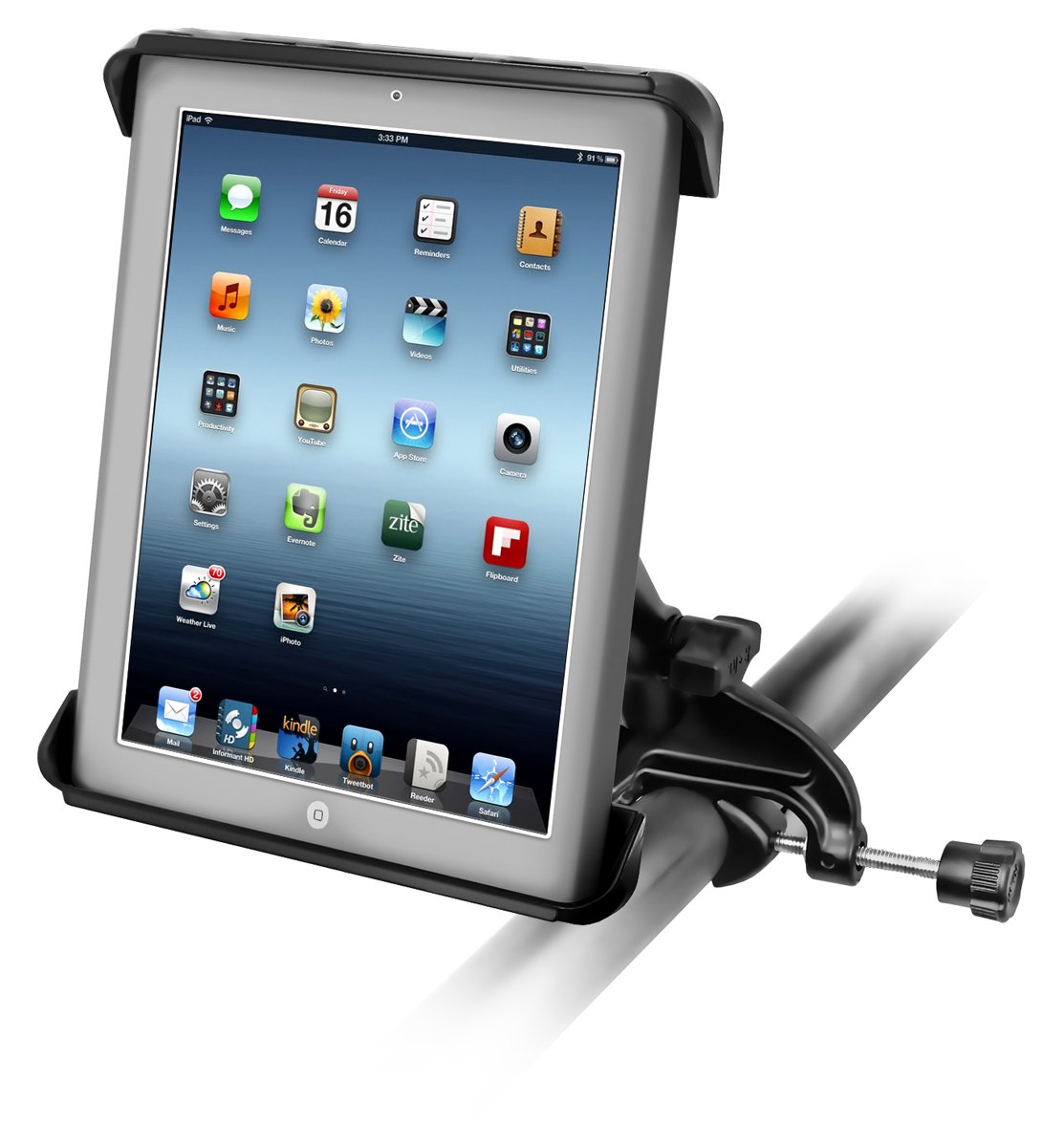 RAM Tab-Tite Yoke Clamp Mount for iPad Gen 1-4 (RAM-B-121-TAB3U) (sku 51069) - BuyBits Ltd UK
