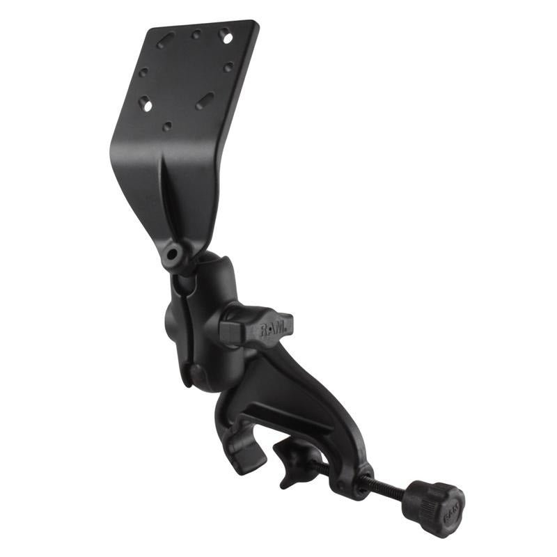 RAM Double Ball Yoke Clamp Mount with Angled Extension Plate (RAM-B-125U-A) (sku 54846) - BuyBits Ltd UK