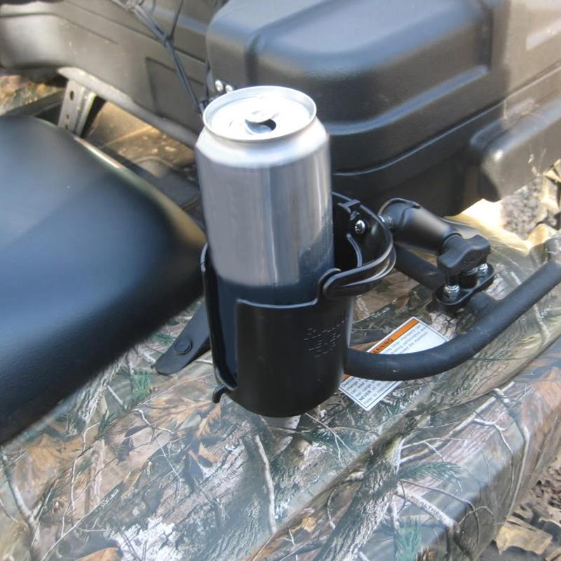 RAM Level Cup 16oz Drink Holder with Handlebar U-Bolt Base (RAM-B-132RU) (sku 54095) - BuyBits Ltd UK