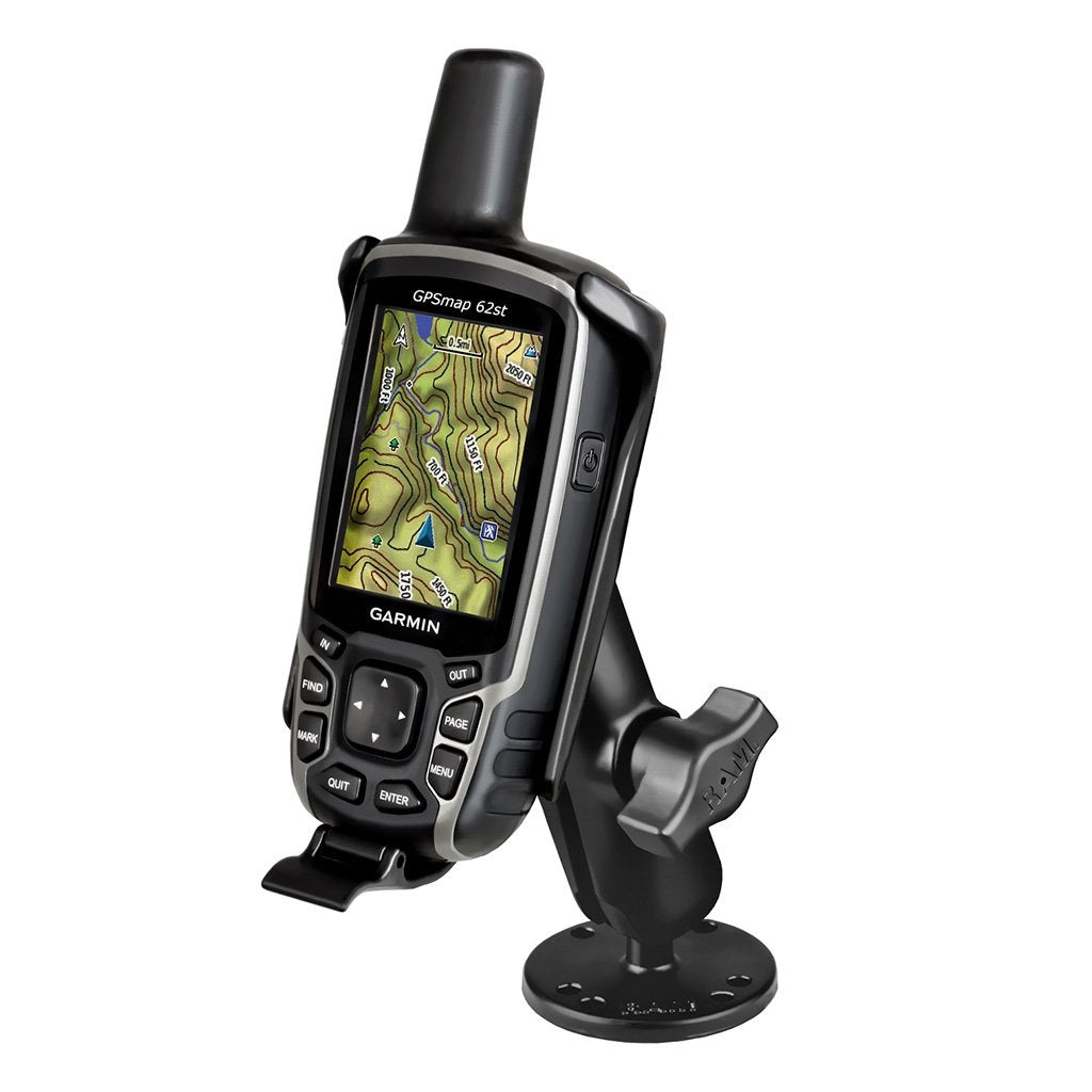 RAM Drill-Down Mount for Garmin Astro 320, GPSMAP 62 &amp; 64 Series (RAM-B-138-GA41U) (sku 54774) - BuyBits Ltd UK