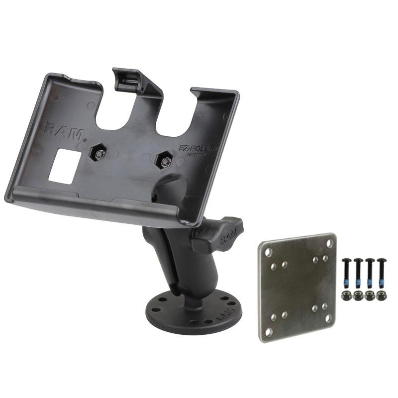 RAM EZ-Roll'r Drill-Down Mount with Plate for Garmin nuvi 2500 Series (RAM-B-138-GA57-225BU) (sku 54239) - BuyBits Ltd UK