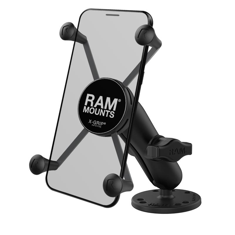 RAM X-Grip Large Phone Mount with Drill-Down Base (RAM-B-138-UN10) (sku 50911) - BuyBits Ltd UK