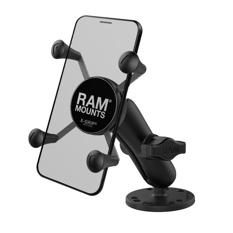 RAM X-Grip Phone Mount with Drill-Down Base (RAM-B-138-UN7U) (sku 50909) - BuyBits Ltd UK