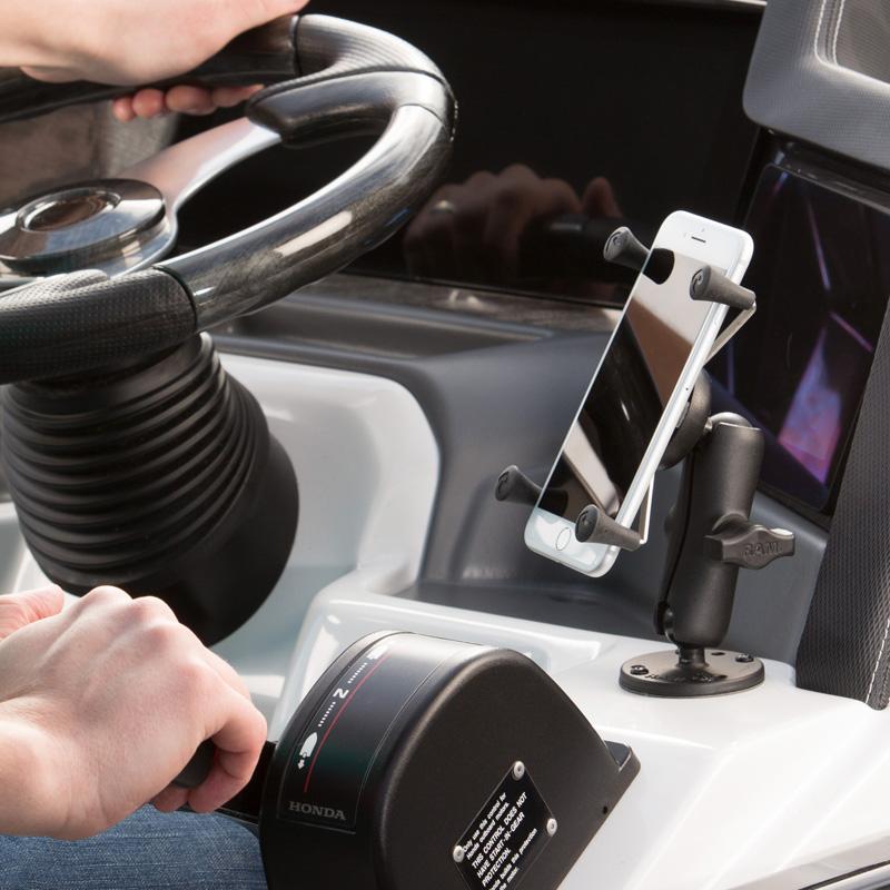 RAM X-Grip Phone Mount with Drill-Down Base (RAM-B-138-UN7U) (sku 50909) - BuyBits Ltd UK