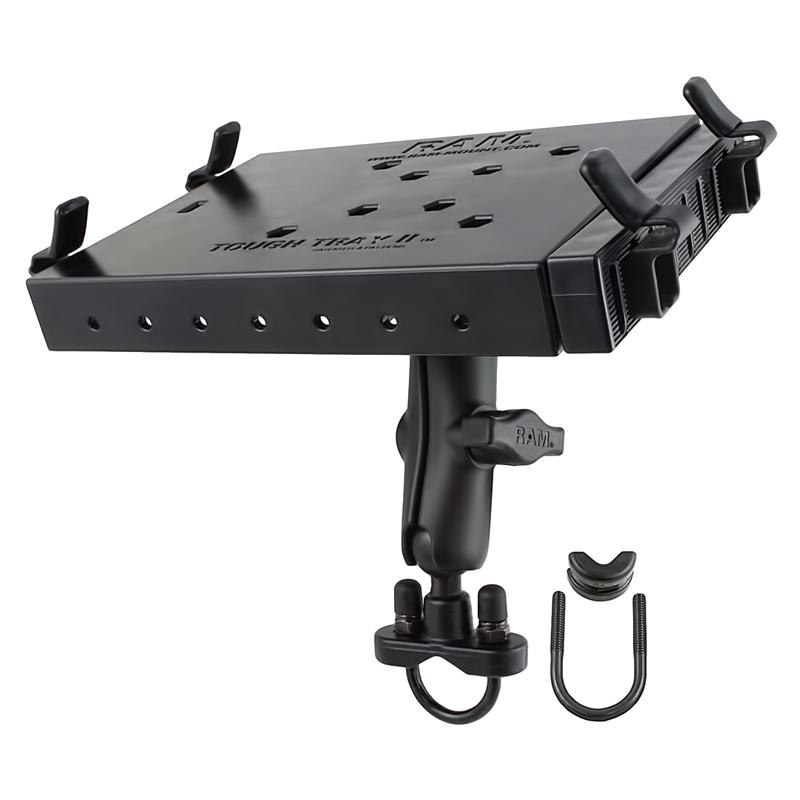 RAM Tough-Tray Tablet Mount with U-Bolt Rail Base (RAM-B-149Z-234-6U) (sku 51090) - BuyBits Ltd UK