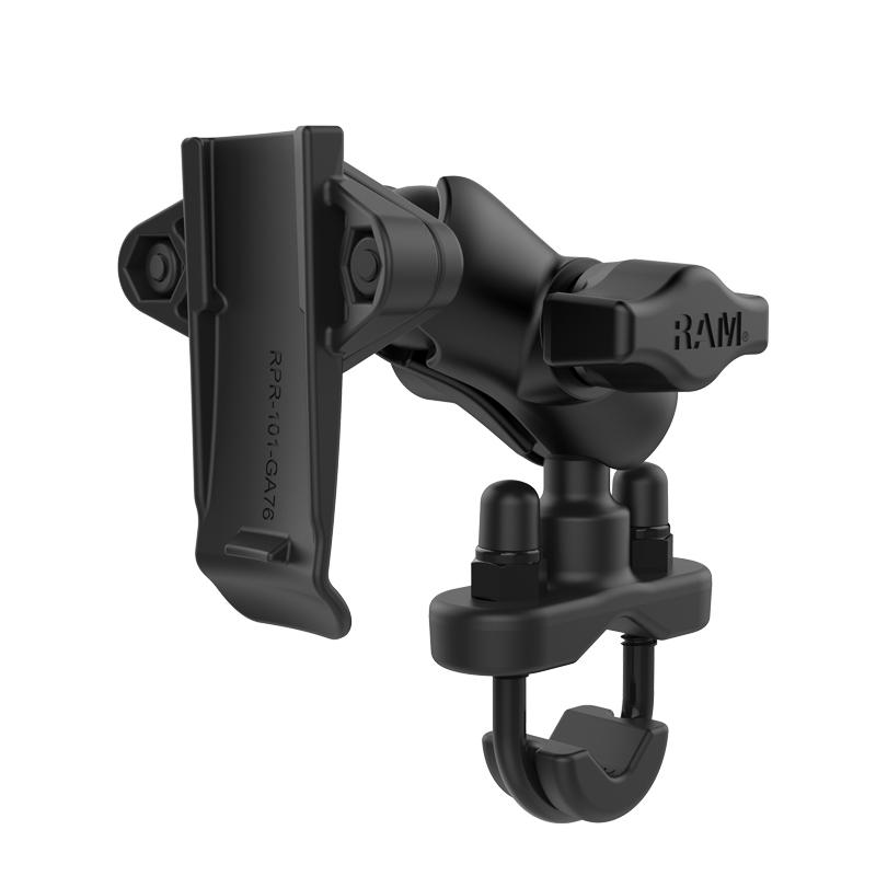 RAM Spine Clip Garmin Mount with Handlebar U-Bolt Base (RAM-B-149Z-A-GA76U) (sku 54881) - BuyBits Ltd UK