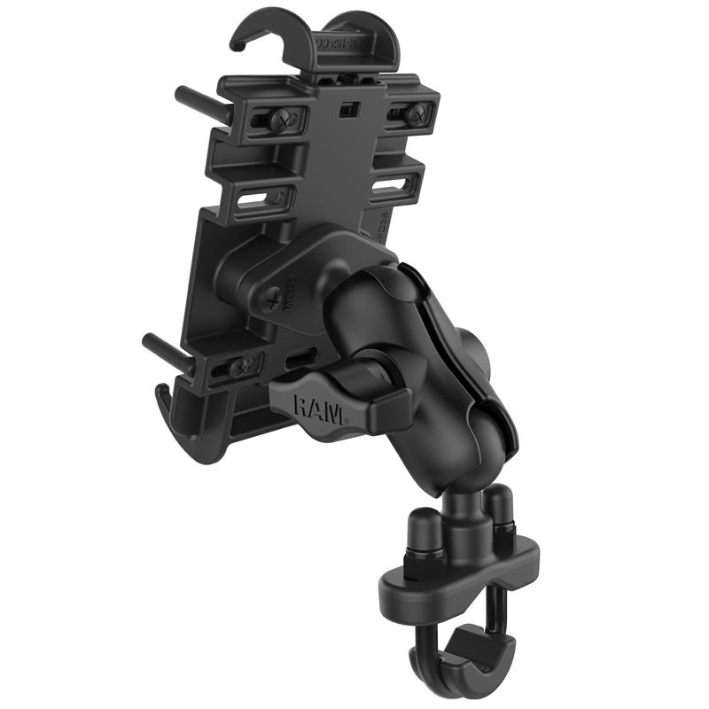 RAM Quick-Grip Phone Mount with Handlebar U-Bolt Base (RAM-B-149Z-A-PD3U) (sku 50929) - BuyBits Ltd UK