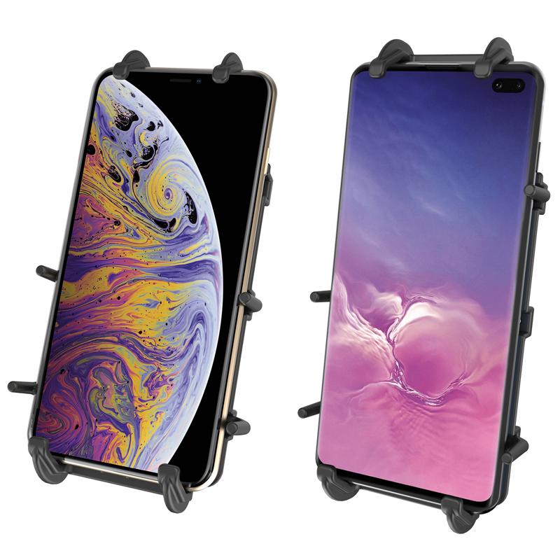 RAM Quick-Grip XL Phone Mount with Handlebar U-Bolt Base (RAM-B-149Z-A-PD4U) (sku 50912) - BuyBits Ltd UK