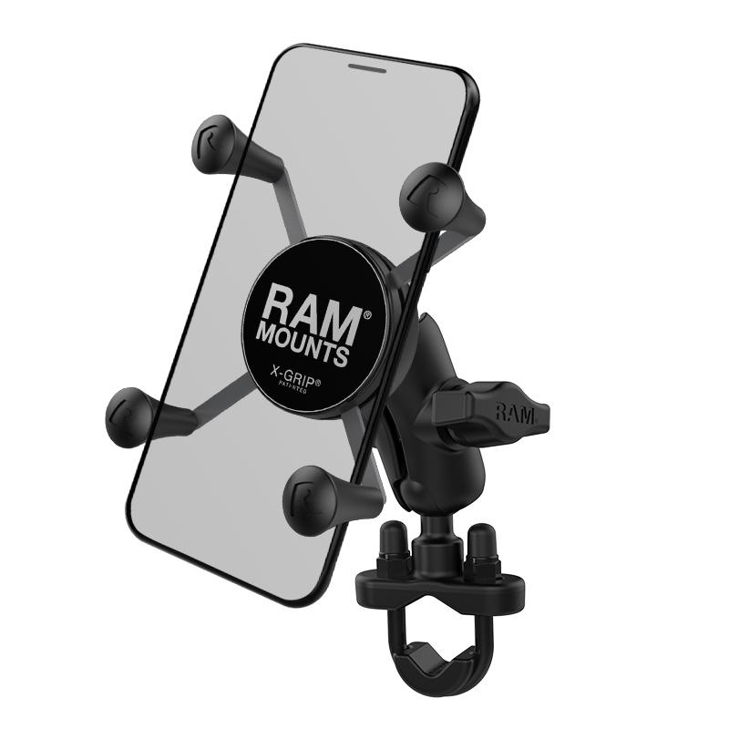 RAM X-Grip Phone Mount with Handlebar U-Bolt Base (RAM-B-149Z-A-UN7U) (sku 53804) - BuyBits Ltd UK