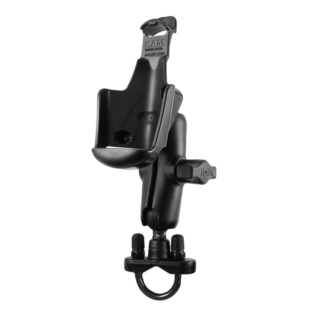 RAM Handlebar U-Bolt Double Ball Mount for Garmin Rino 110, 120 & 130 (RAM-B-149Z-GA8U) (sku 54228) - BuyBits Ltd UK
