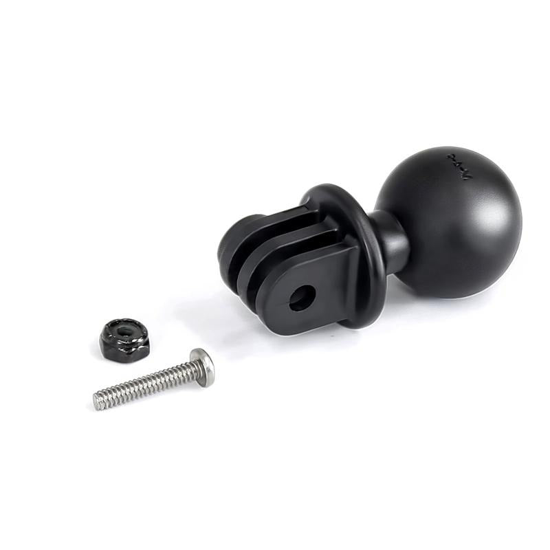 RAM Handlebar U-Bolt Double Ball Mount with Action Camera Adapter (RAM-B-149Z-GOP1U) (sku 51135) - BuyBits Ltd UK
