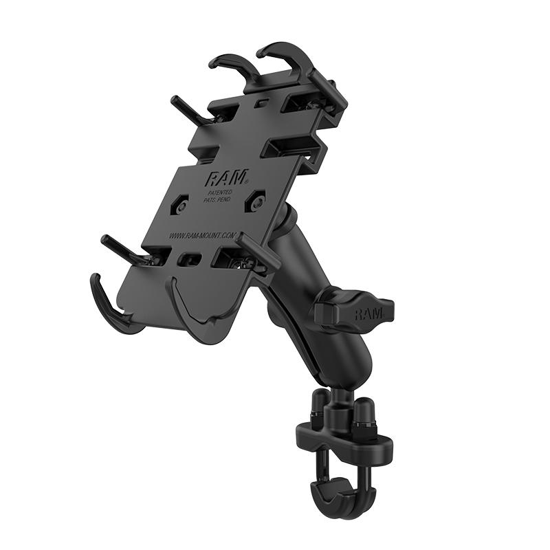 RAM Quick-Grip Phone Mount with Handlebar U-Bolt Base (RAM-B-149Z-PD3U) (sku 50920) - BuyBits Ltd UK