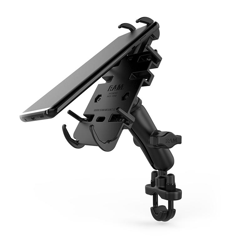 RAM Quick-Grip Phone Mount with Handlebar U-Bolt Base (RAM-B-149Z-PD3U) (sku 50920) - BuyBits Ltd UK