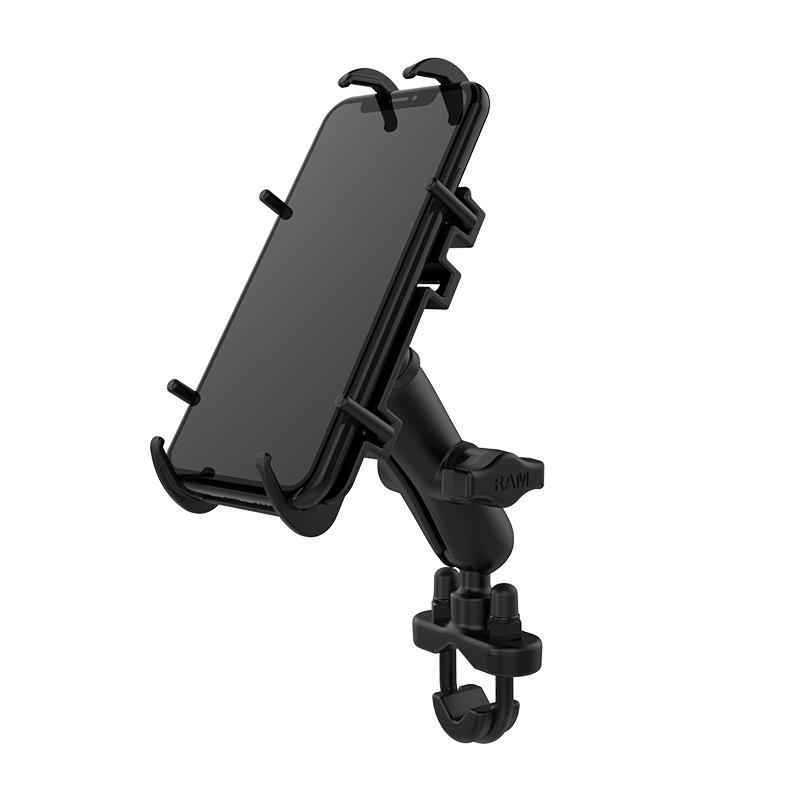 RAM Quick-Grip Phone Mount with Handlebar U-Bolt Base (RAM-B-149Z-PD3U) (sku 50920) - BuyBits Ltd UK